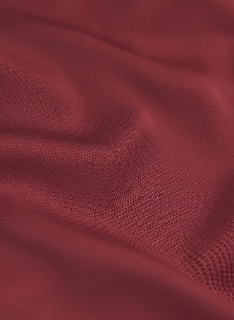 Satin Sleeveless Top