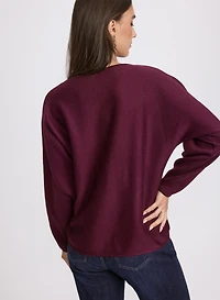 Pull à imprimé floral