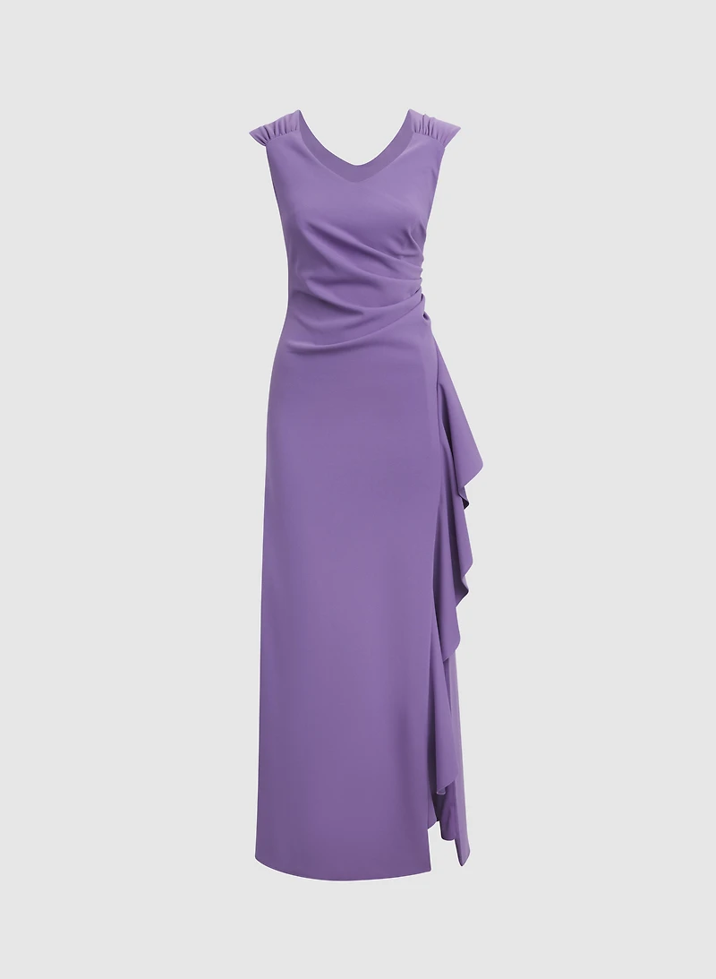 Waterfall Flounce Dress