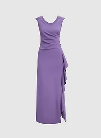 Waterfall Flounce Dress