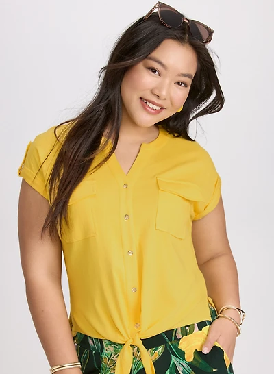 Button-Down Blouse
