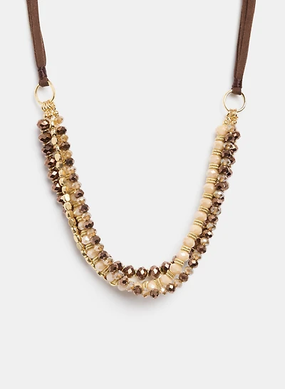 Four-Row Beaded Necklace