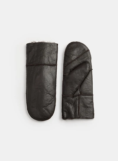 Sheepskin Leather Mittens