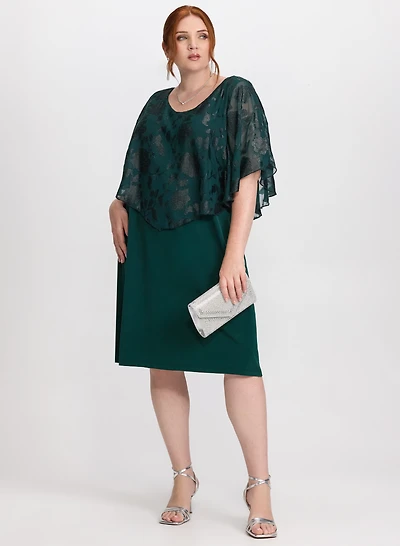 Robe florale à superposition