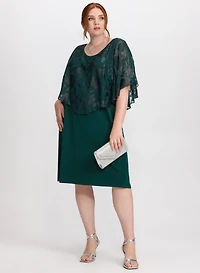 Robe florale à superposition