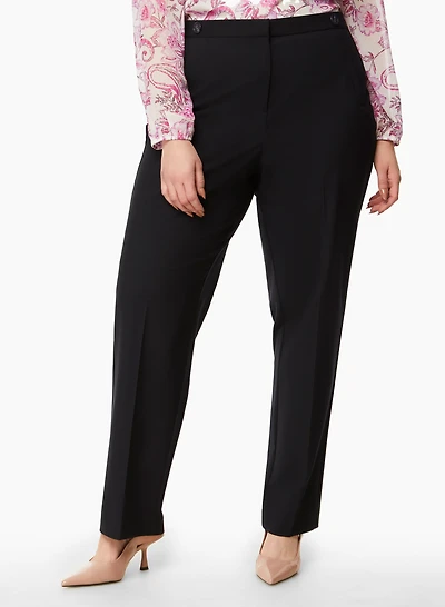 Signature Fit Button Detail Pants