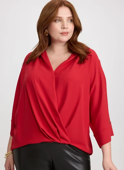 Joseph Ribkoff - Crossover Blouse