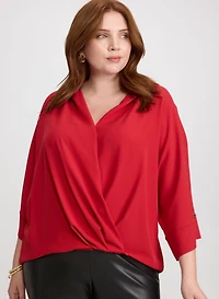 Joseph Ribkoff - Crossover Blouse