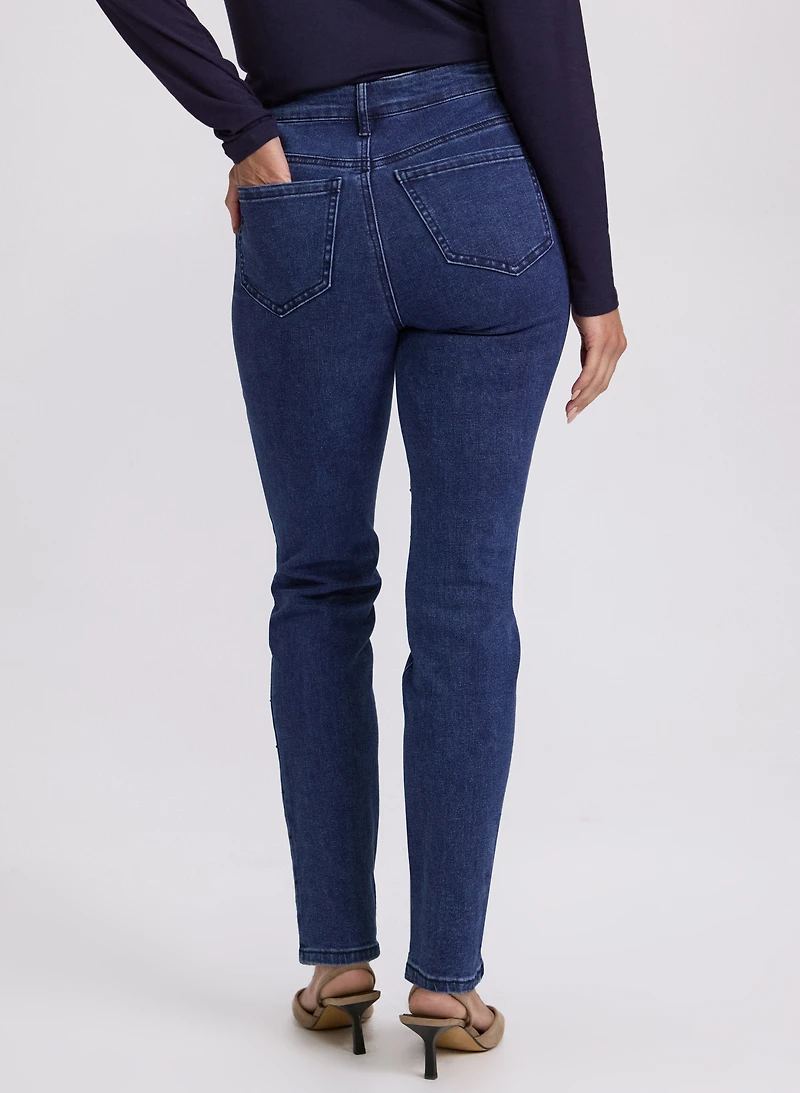Rhinestone Embellished Jeans