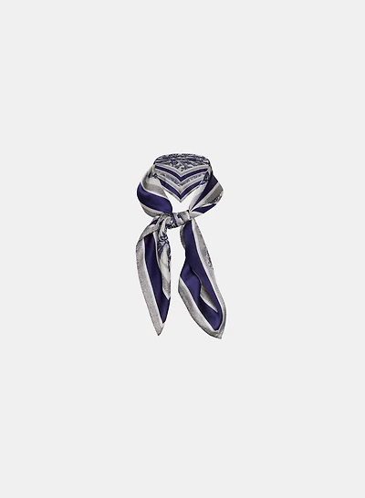 Satin Paisley Scarf
