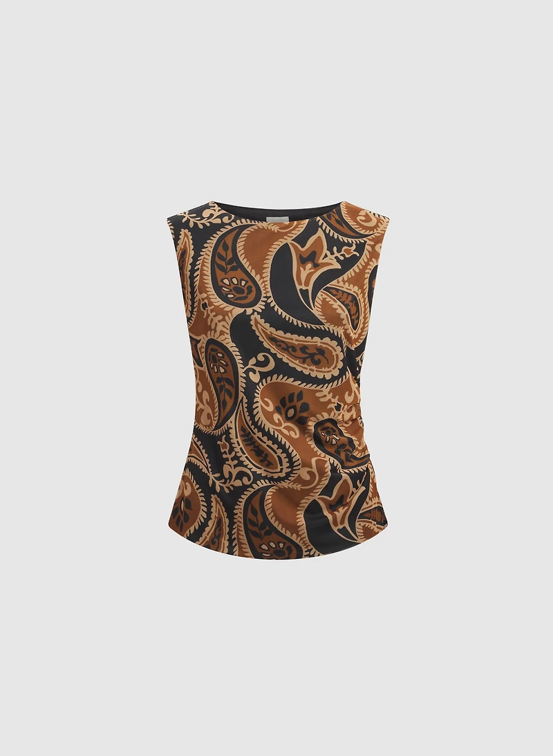 Haut à motif paisley