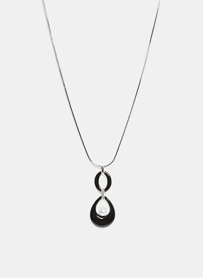 Teardrop Pearl Pendant Necklace