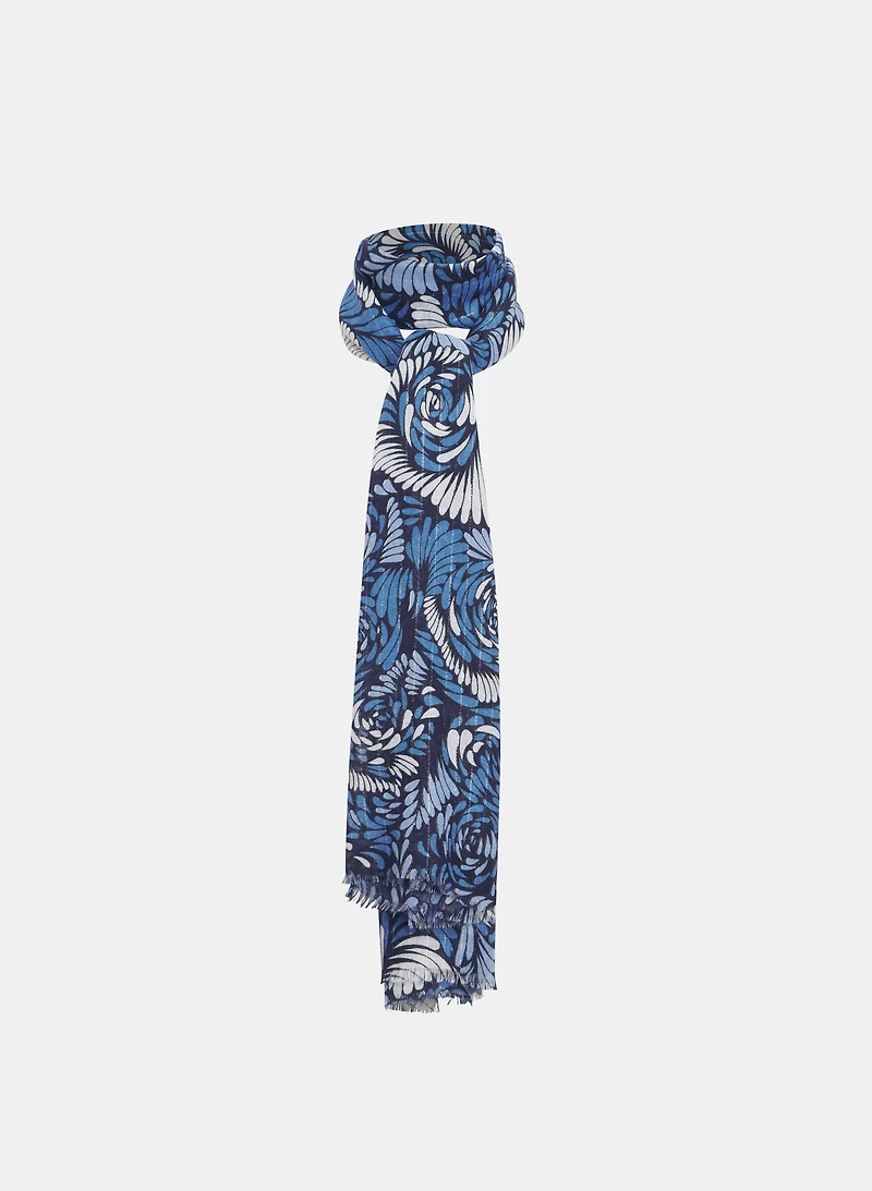 Rose Print Scarf