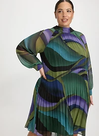 Swirl Chiffon Dress
