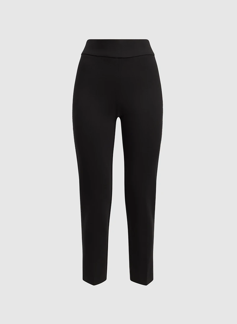 Pantalon Sofia orné de cristaux