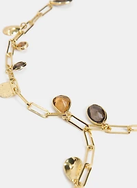Stone Insert Y-Necklace