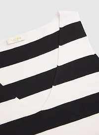 Sleeveless Stripe Knit