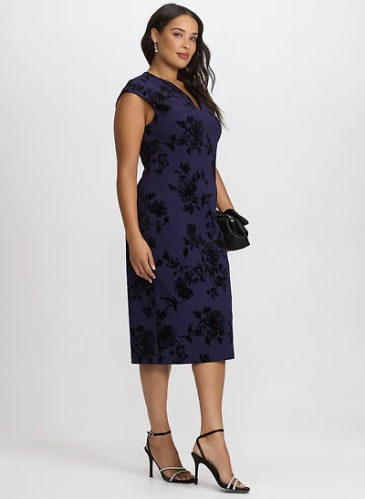 Floral Cap Sleeve Dress