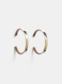 Resin Hoop Earrings
