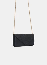 Embellished Glitter Clutch