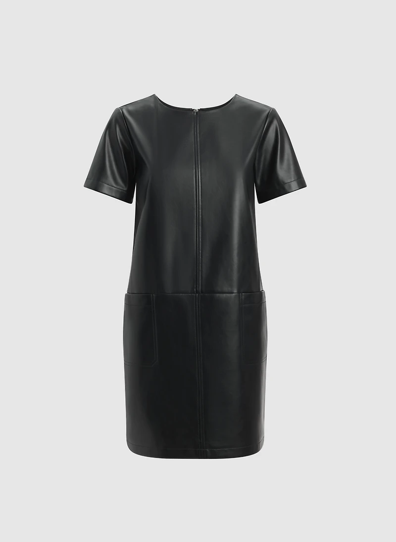 Vegan Leather Dress