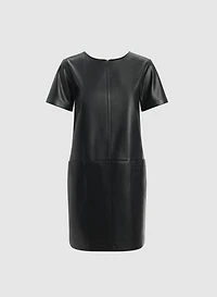 Vegan Leather Dress
