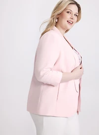 Veste en twill sans col