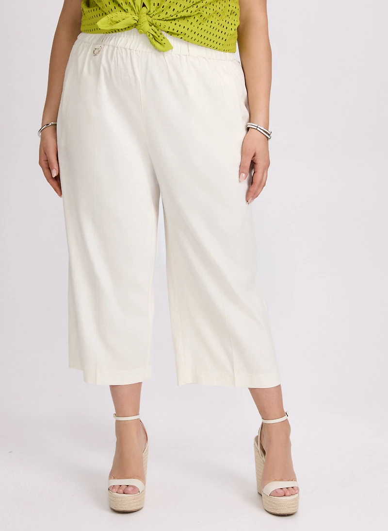 Capri en lin extensible