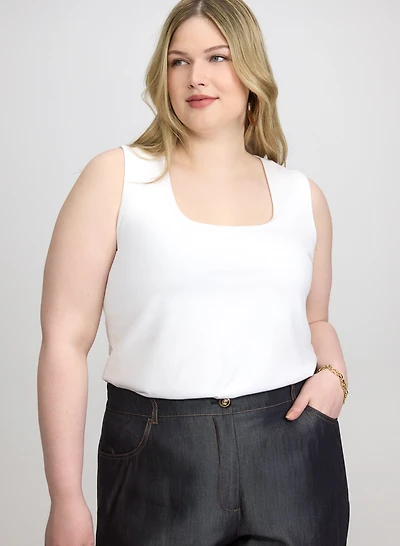 Débardeur à encolure carrée