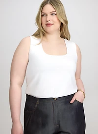 Débardeur à encolure carrée