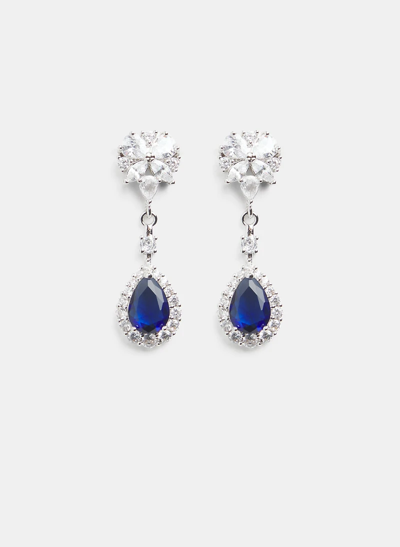 Stone Teardrop Earrings