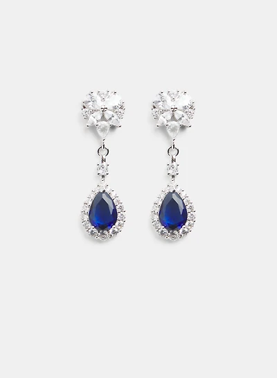 Stone Teardrop Earrings