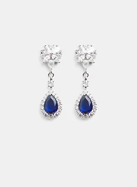 Stone Teardrop Earrings