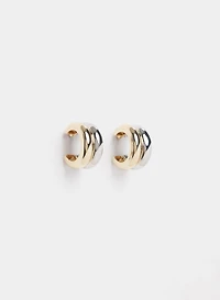 Two-Tone Earrings