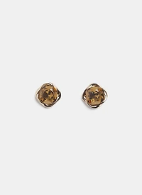 Faceted Glass Earrings