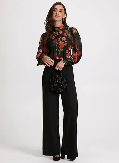 Floral Illusion Jumpsuit