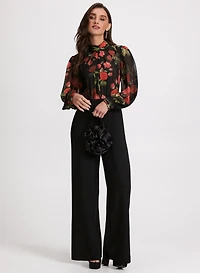 Floral Illusion Jumpsuit