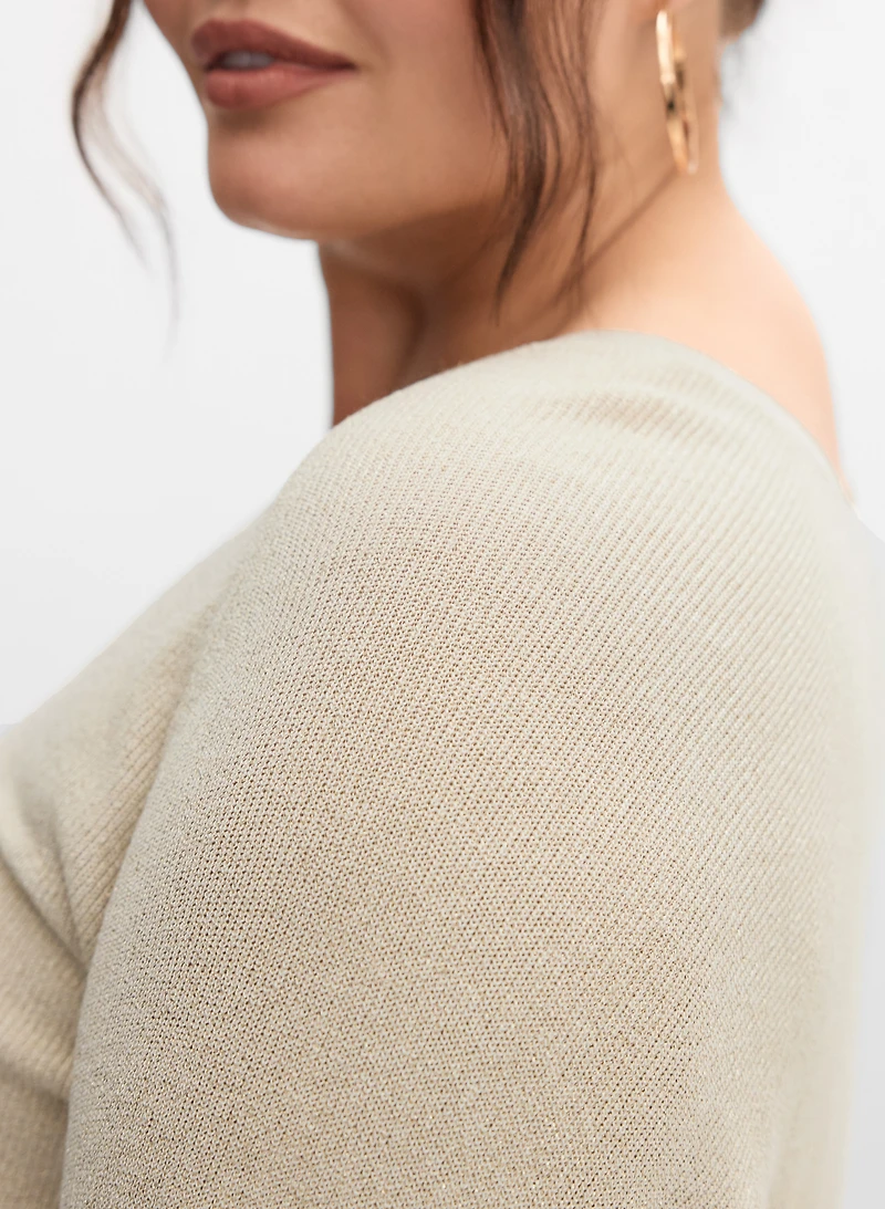 Metallic Thread Sweater