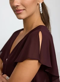 Tiered Chiffon Dress