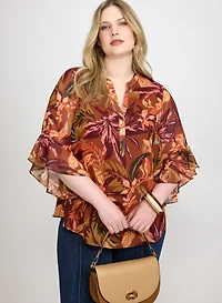 Floral Chiffon Blouse