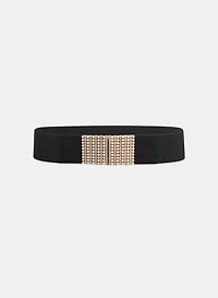 Ceinture élastique ornée de perles
