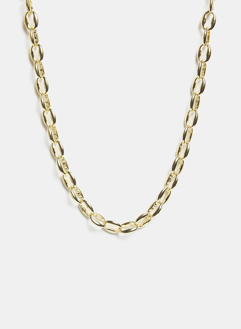 Collier à maillons épais