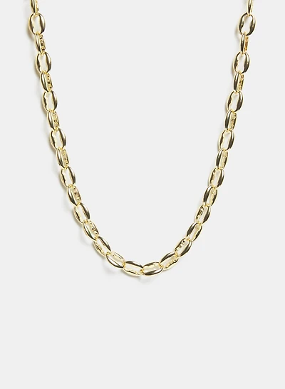 Collier à maillons épais