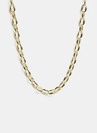 Collier à maillons épais