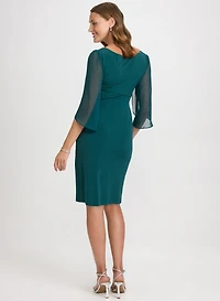 Chiffon Sleeve Dress