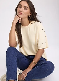 Stud Detail T-Shirt