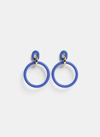 Boucles d'oreilles heurtoir en caoutchouc