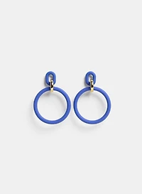 Boucles d'oreilles heurtoir en caoutchouc