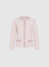 Bouclé Button Cardigan