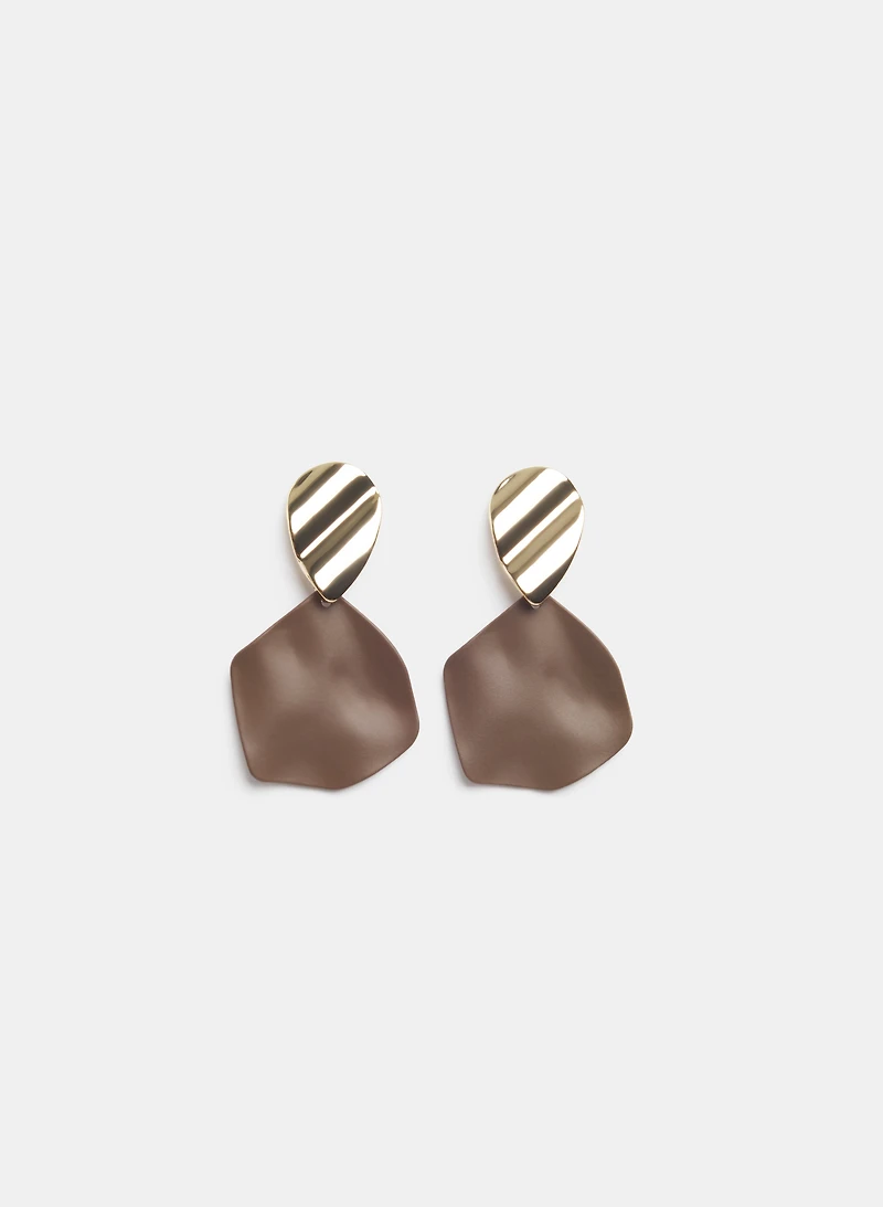 Boucles d'oreilles géométriques